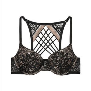 Victoria’s Secret Black Nude Lace Very Sexy Bra